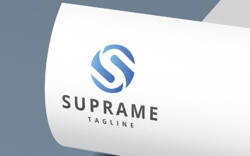 Circular S Letter Logo Temp Logo Template