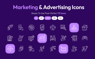 Marketing and Advertising Icons