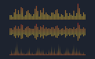 Music Sound Wave illustration design template v.12