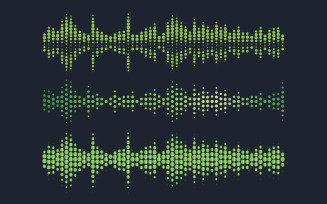 Music Sound Wave illustration design template v.6