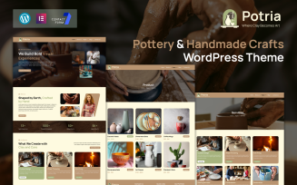 Potria – Pottery & Handmade Crafts WordPress Theme