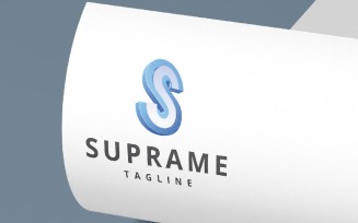 SUPRAME 3D Abstract S Letter Logo