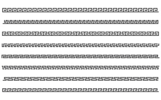 Chinese border Vector illustration design template v.1