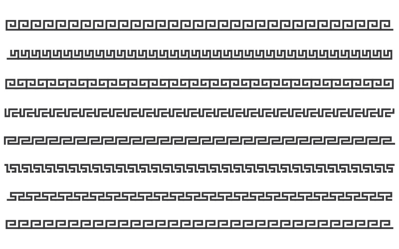 Chinese border Vector illustration design template v.1 Illustration