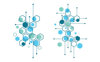Science Molecule icon Illustration design template v1.1