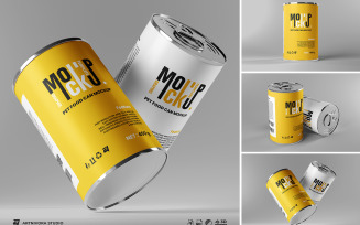 Pet Food Can Mockup Sets 20