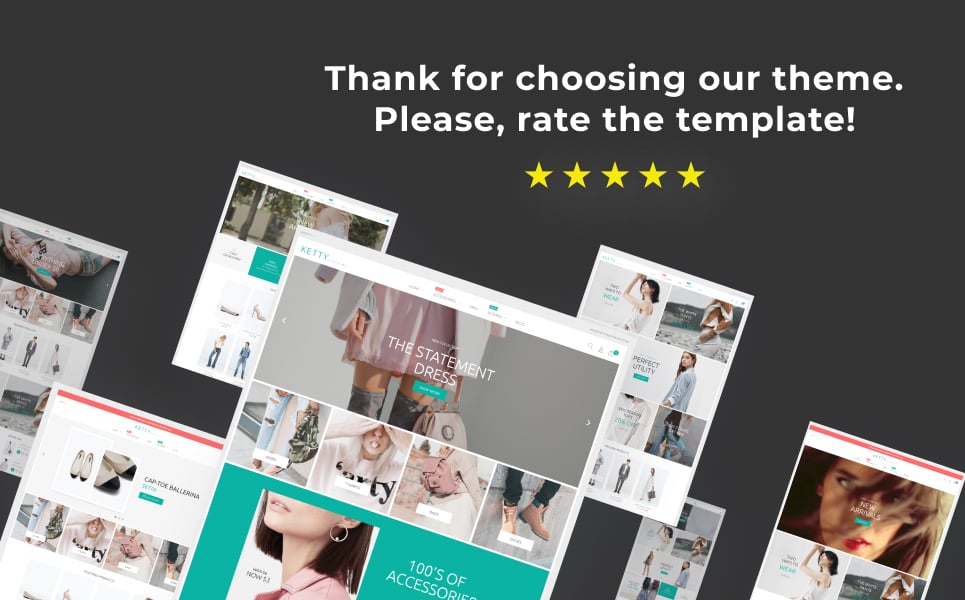 Ketty - Fashion Store Magento Theme