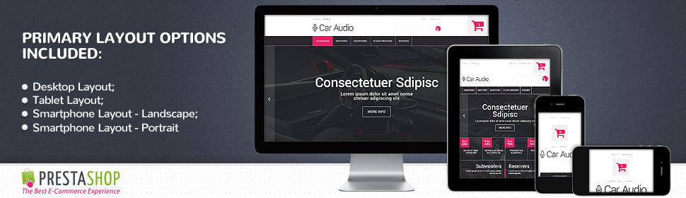 Kit Graphique #53686 Audio Boutique-ecommerce Prestashop Template - Real Size Screenshot