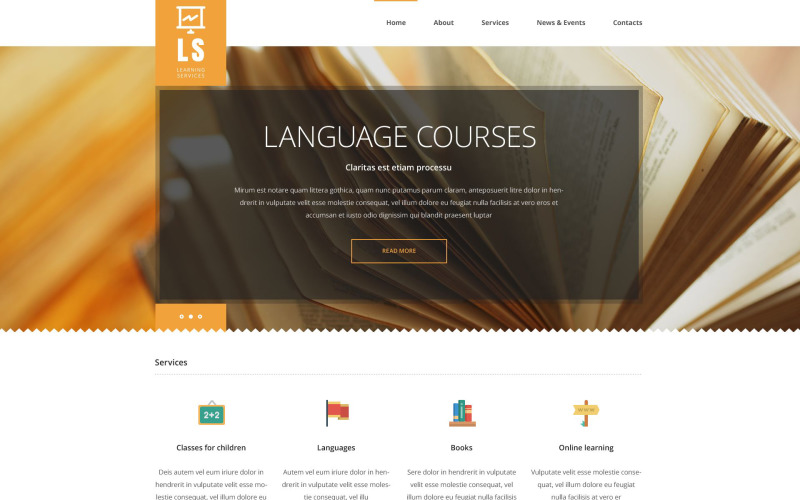 Education Responsive Website Template
