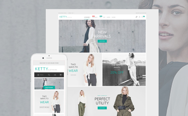 Ketty - Fashion Store Responsive Magento Theme Big Screenshot Ketty - Fashion Store Magento Theme New Screenshots BIG