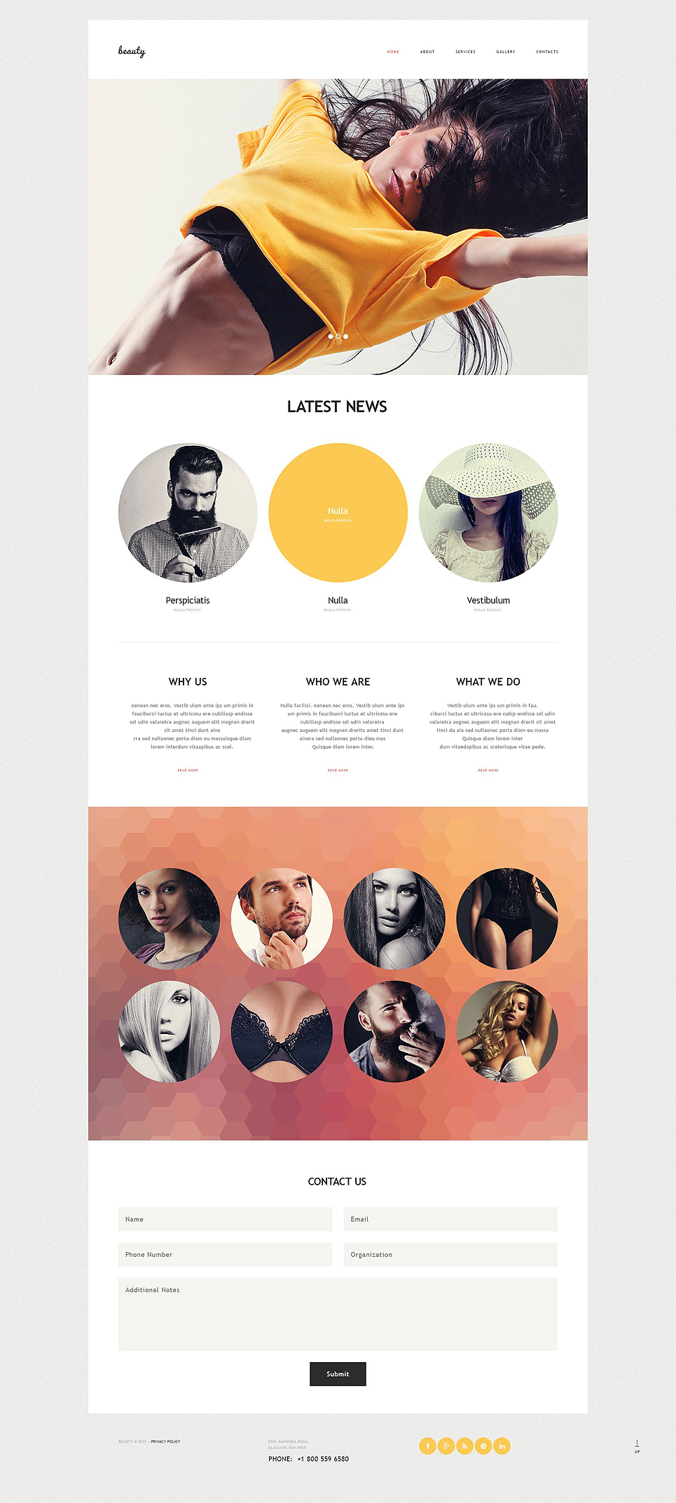 Model Agency Muse Template New Screenshots BIG