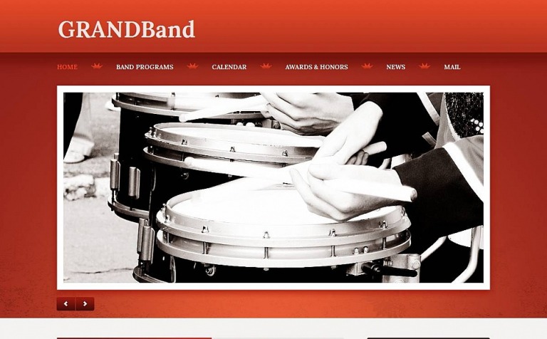 Music Band Premium Moto CMS HTML Template Big Screenshot Music Band Moto CMS HTML Template New Screenshots BIG