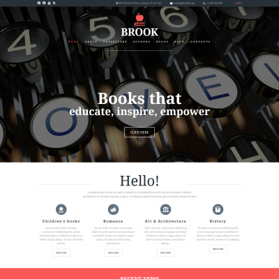Reszponzív Publishing Company Joomla sablon #53697