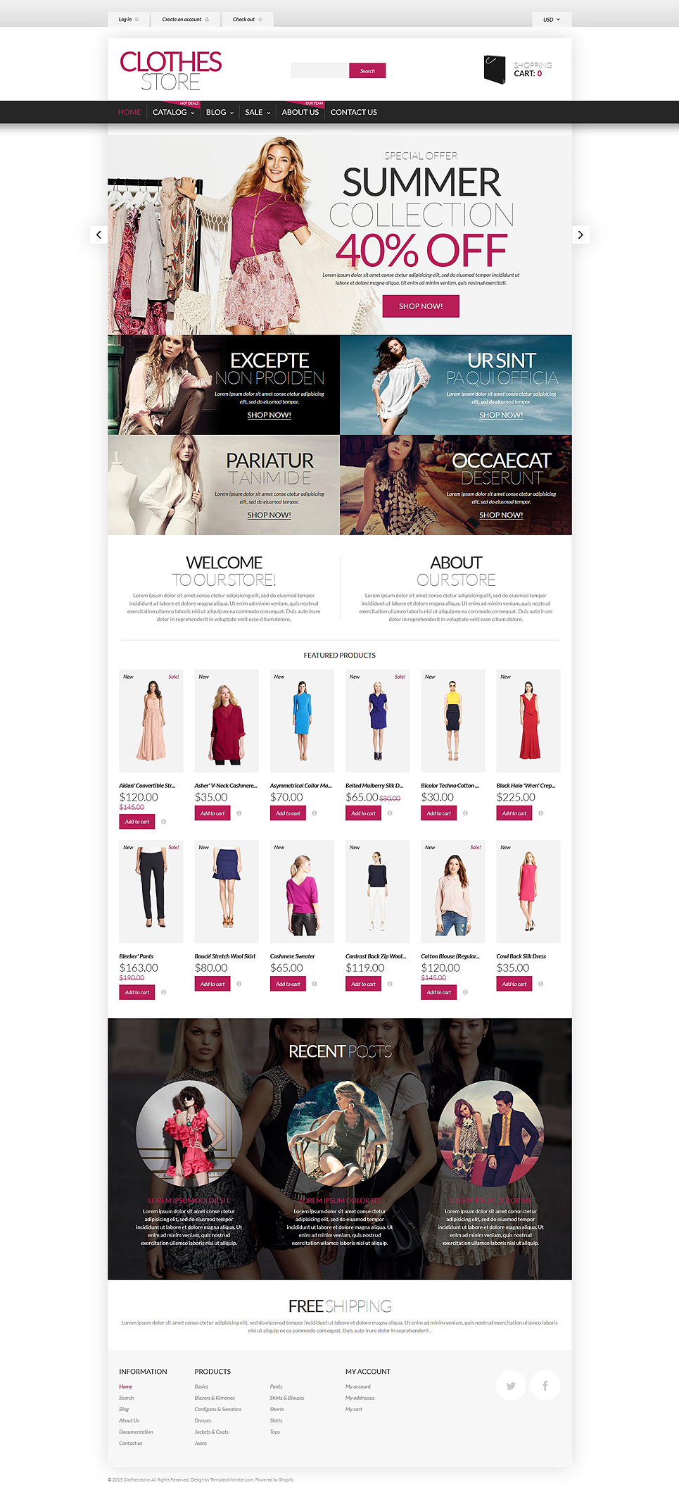 Shopping in Style Shopify Theme New Screenshots BIG