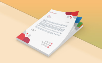 Creative Letterhead Template, Simple Letterhead Design