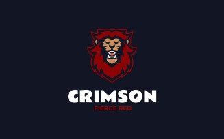 Esports Lion Logo Design Template
