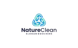 Gradient Modern Nature Logo Design