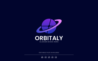 Gradient Modern Orbitaly Logo Design