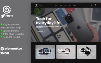 Gstore Elementor Template Kit for Shop