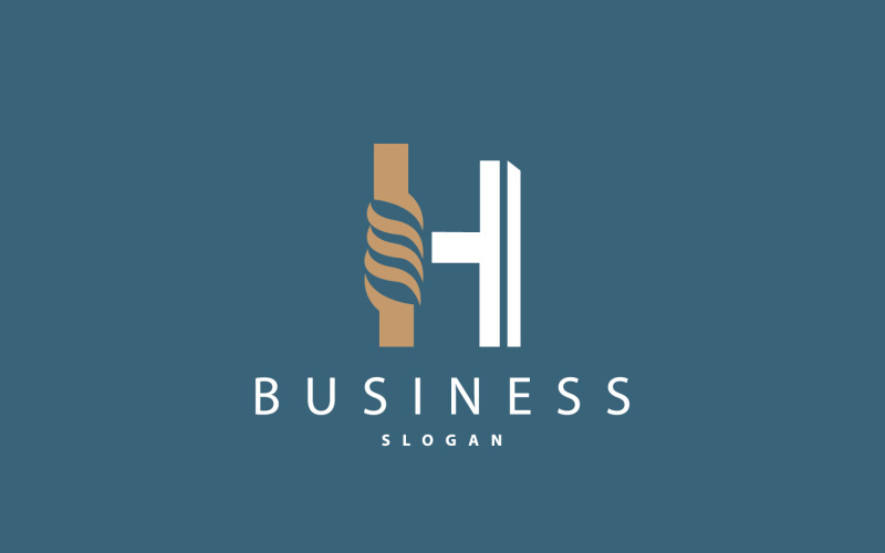 Initial Letter H Minimalist Logo V4 Logo Template