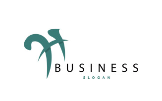 Initial Letter H Minimalist Logo V6