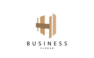 Initial Letter H Minimalist Logo V7