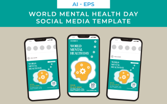 World Mental Health Day Social Media Template