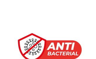 Antibacterial Shield Symbol for Hygiene Product Certification