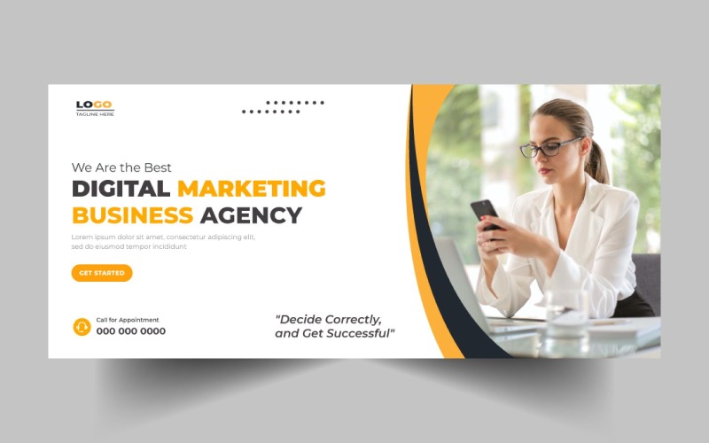 Digital Marketing Social Media Cover Banner Ver-30