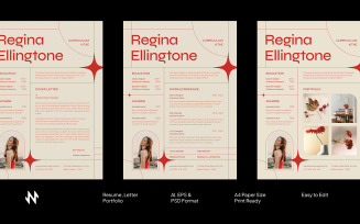 Minimal Creative Resume Design