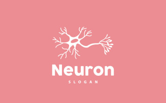 Neuron Logo Nerve Seaweed Vector Abstract V6