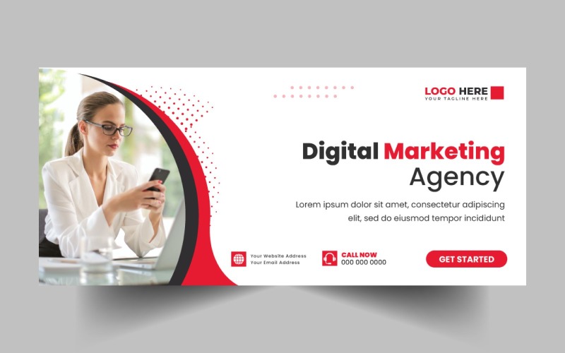 Digital Marketing Social Media Cover Banner Ver-44