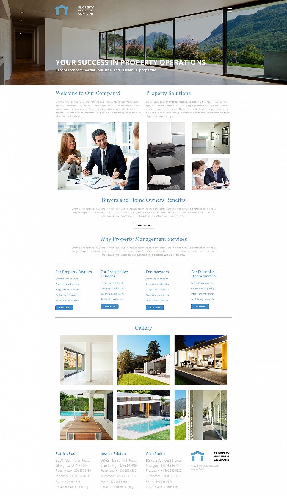 Real Estate Broker Site Template - MotoCMS - 웹