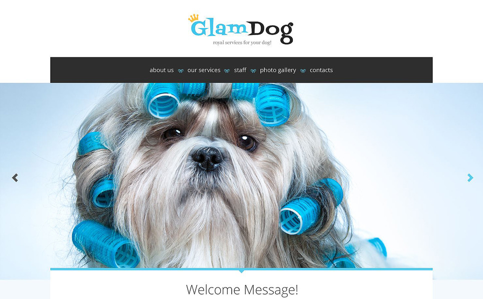 Dog Grooming Website Template