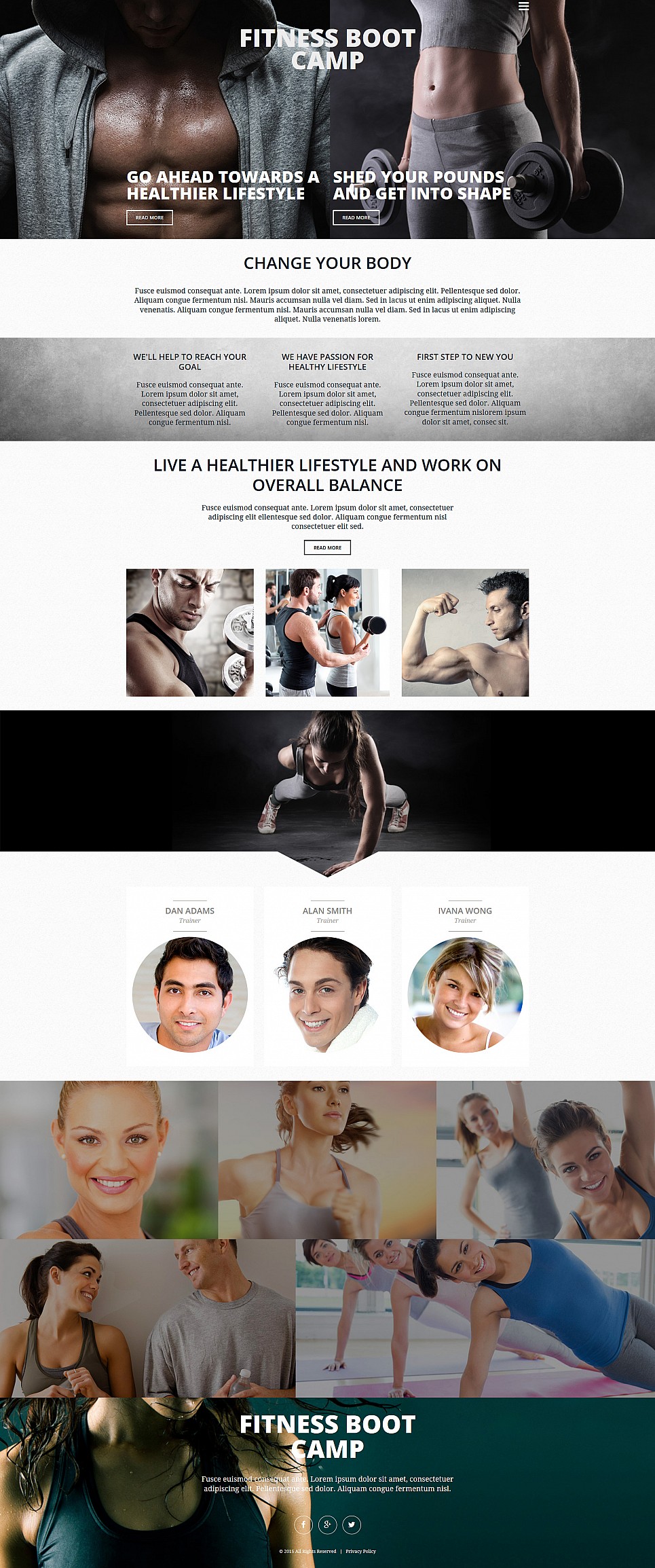 Fitness Responsive Moto CMS 3 Template New Screenshots BIG