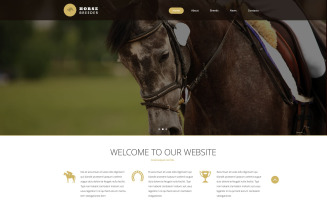 Horse Breeder Website Template