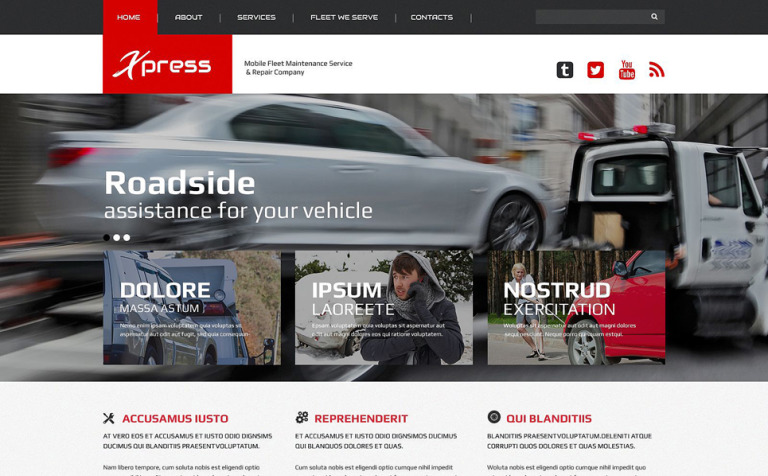 Mobile Repair Service Bootstrap Website Theme Big Screenshot Mobile Repair Service Responsive Website Template New Screenshots BIG