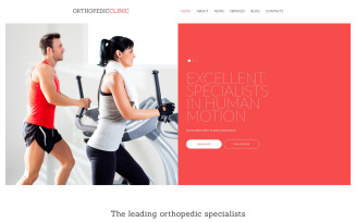 Orthopaedic Clinic Website Template