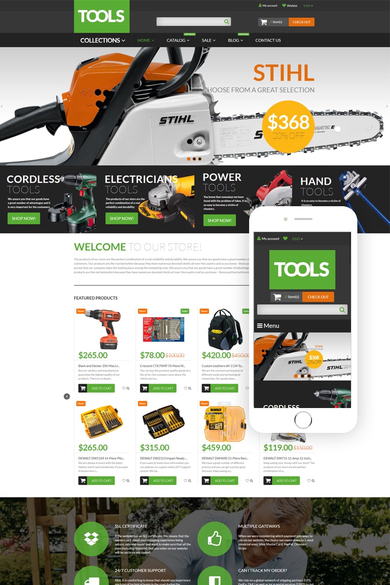 Tools  Equipment Shopify Theme New Screenshots BIG