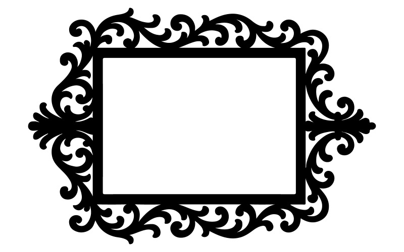 Frame silhouette art illustration Illustration