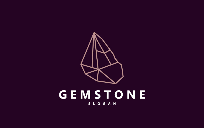 Gemstone Jewelry Logo Design Template V3 Logo Template