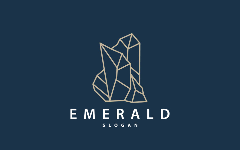 Gemstone Jewelry Logo Design Template V6 Logo Template