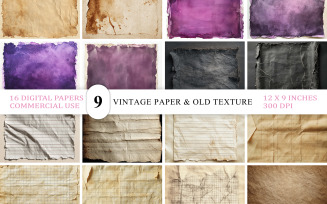 Bold Watercolor Paint & Splat Backgrounds | Vintage Paper & Old Texture Backgrounds