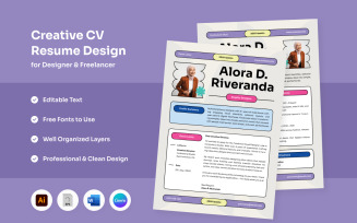 Creative Resume for Bold Designers