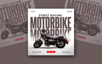 Motorcycle Social Media Template