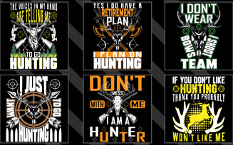 Awesome Hunting bundle t shirt design