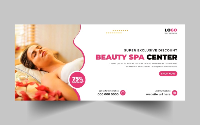 Beauty Spa Social Media Cover Template Ver-1