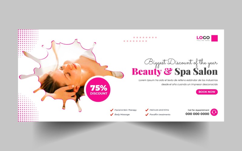 Beauty Spa Social Media Cover Template Ver-6