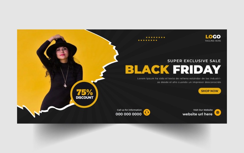 Black Friday Sale Social Media Cover Banner Ver-1