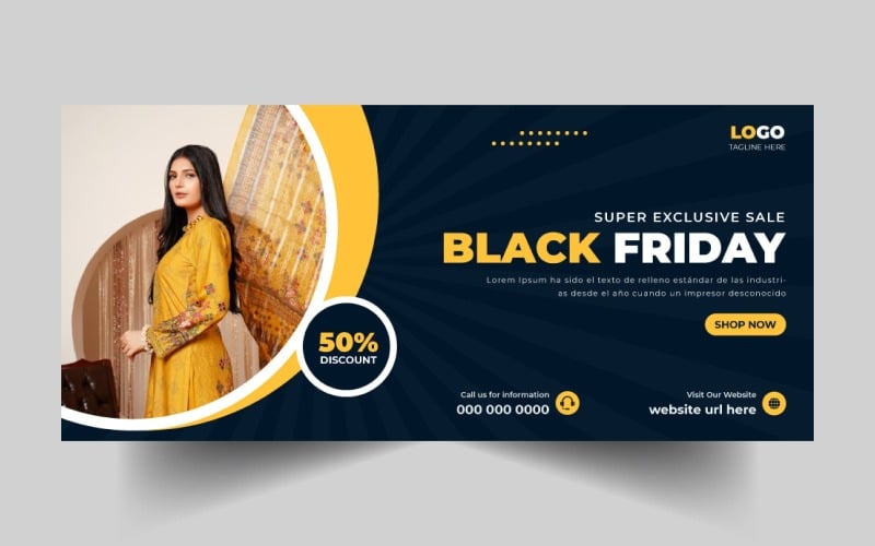 Black Friday Sale Social Media Cover Banner Ver-2